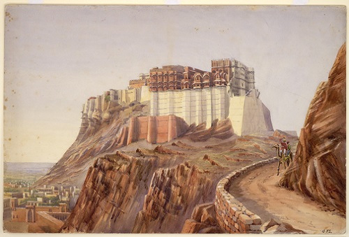 Forts and Palaces in Rajasthan – Pictures from the 19th century Part II –  Scribble and Scrawl